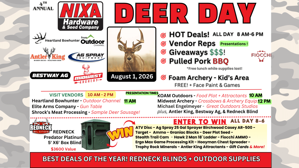 Deer Day - August 1, 2026