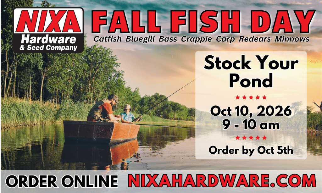 Fall 2026 Fish Day Nixa Hardware & Seed Co